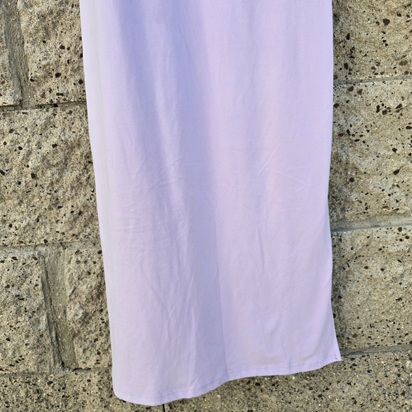 Women's Lilac Heart Hips Sleeveless Midi Dress - Picture 10 of 15